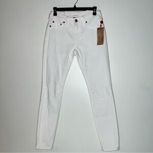 NWT TRUE RELIGION MOVO CURVY SKINNY JEAN SZ 27